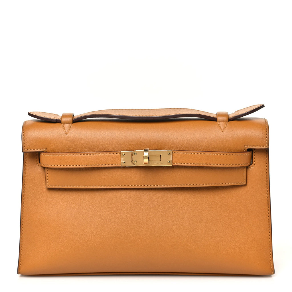 Swift Kelly Pochette Clutch Sesame