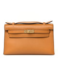 Swift Kelly Pochette Clutch Sesame