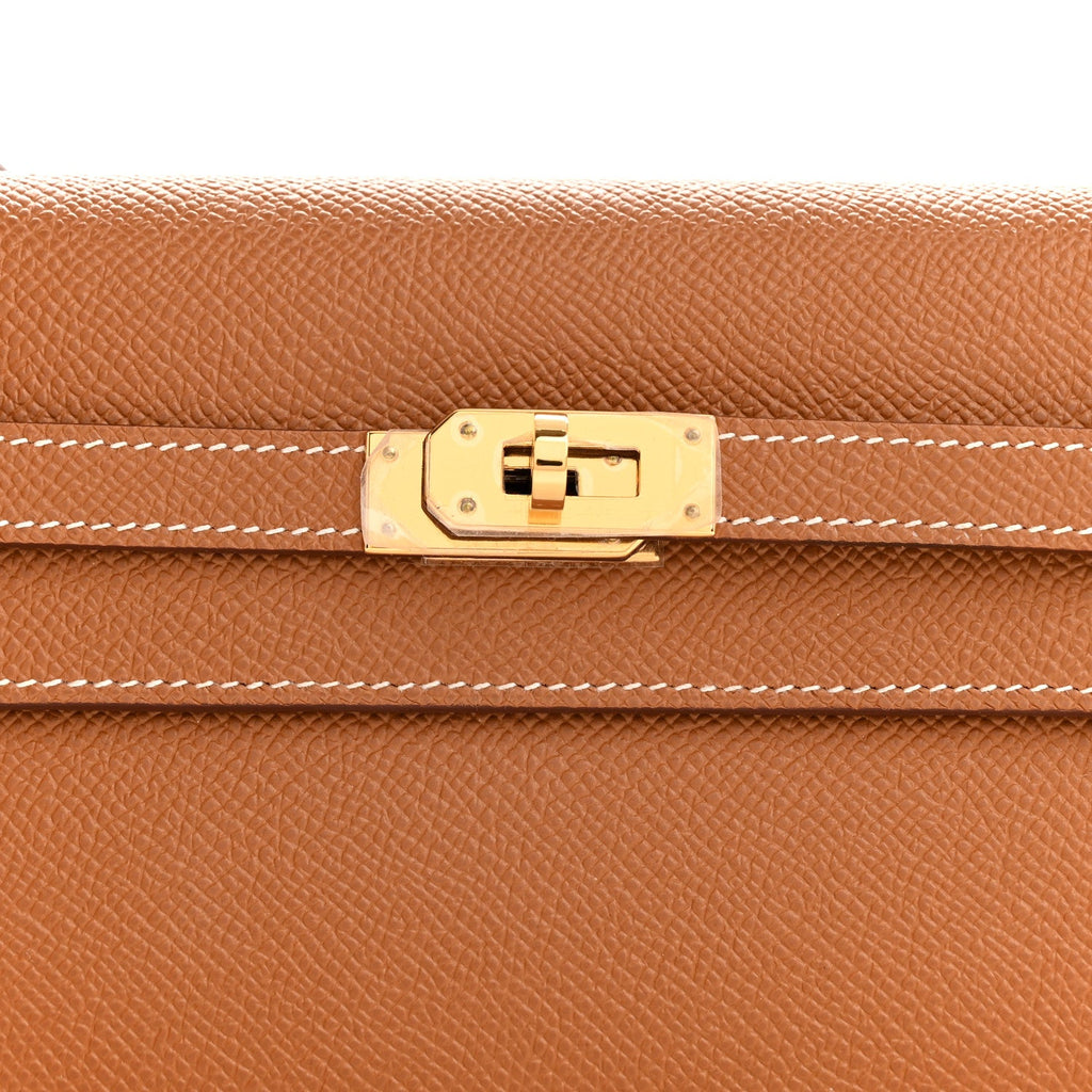 Epsom Kelly Wallet To Go Gold