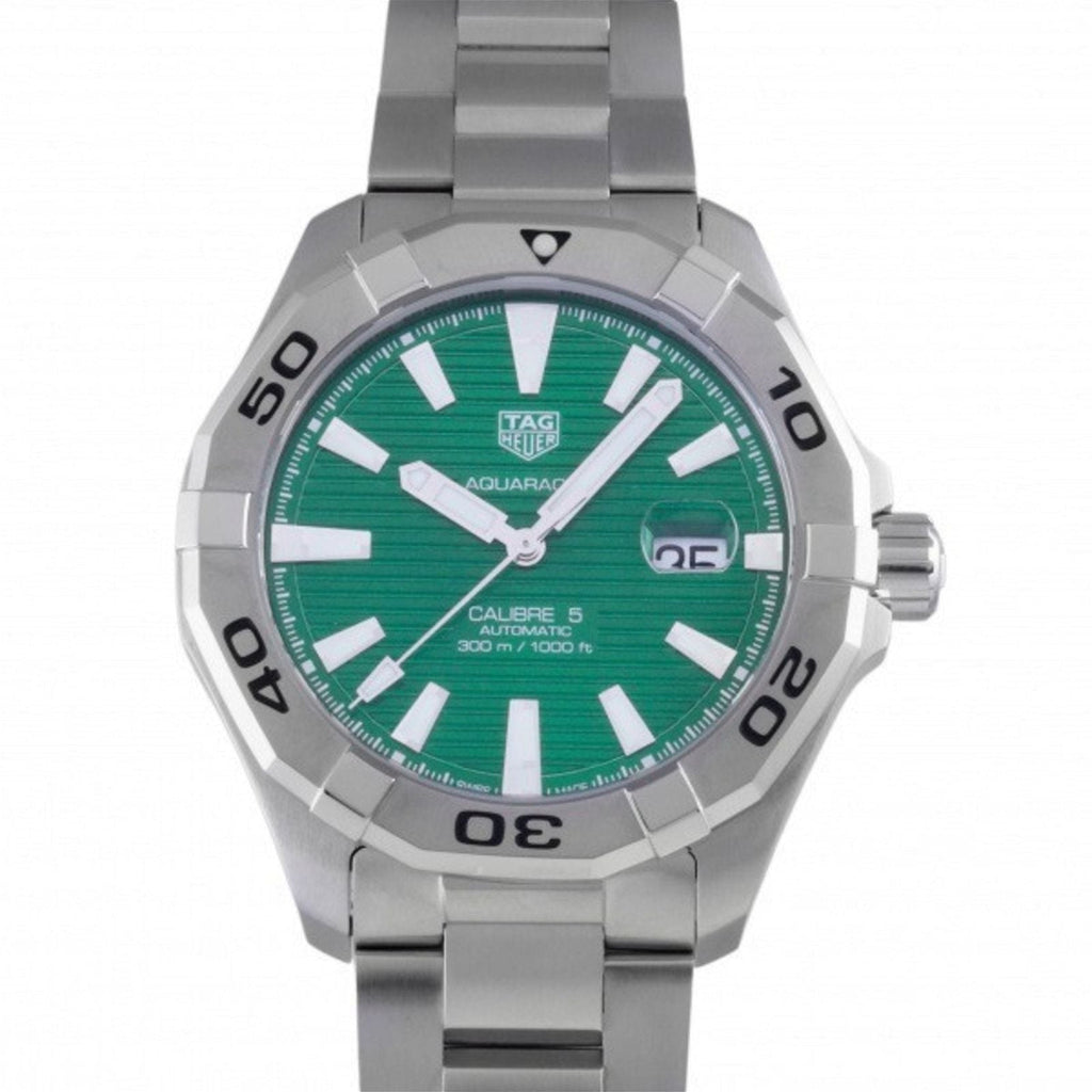 Tag Heuer Aquaracer Green Dial Watch for Men - WAY2015.BA0927