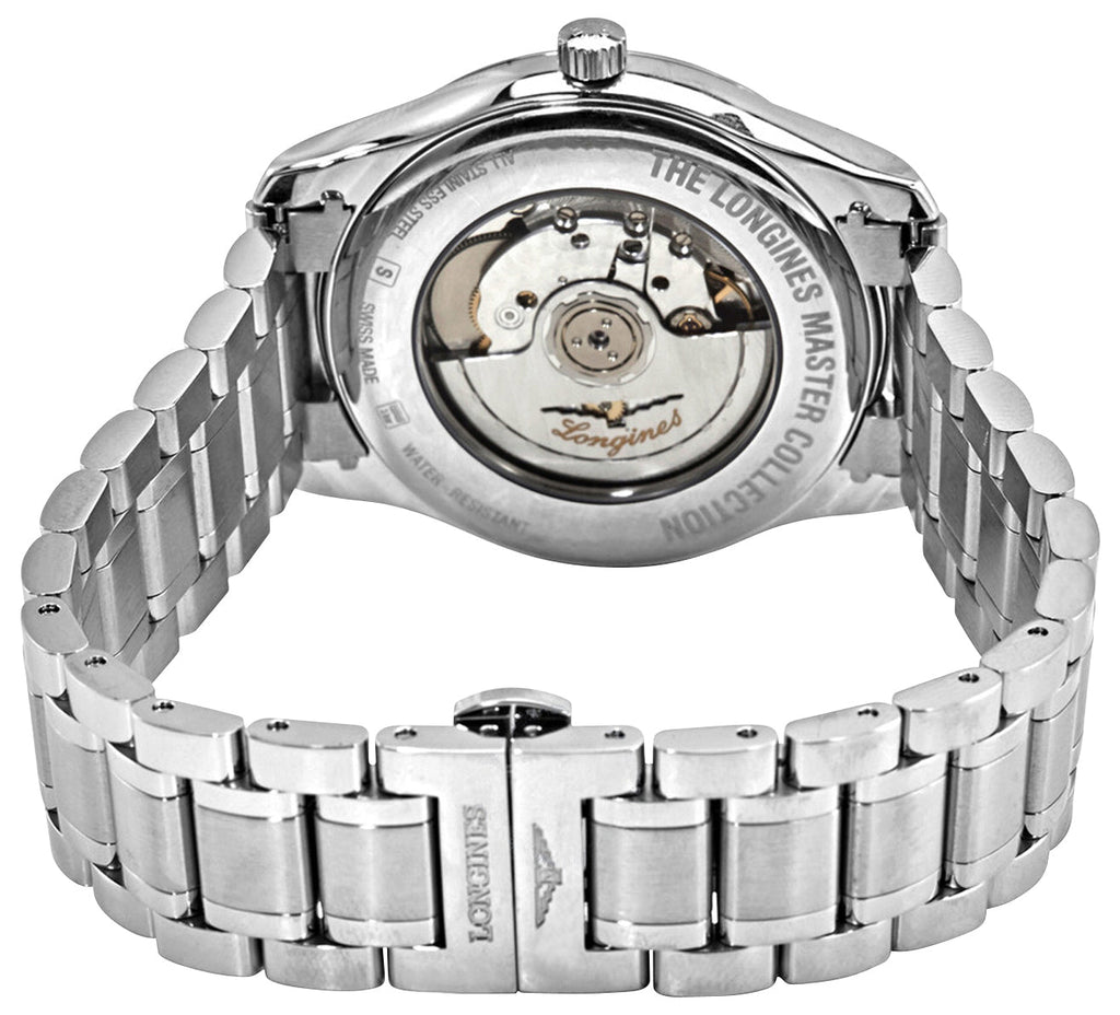 Longines Master Collection Automatic Stainless Steel Black Dial Date/Month Mens Watch L2.920.4.51.6