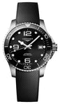 Longines HydroConquest Automatic Stainless Steel Black Dial Black Rubber Strap Date Divers Mens Watch L3.780.4.56.9