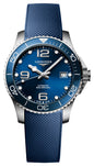 Longines HydroConquest Automatic Stainless Steel Blue Dial Blue Rubber Strap Date Divers Mens Watch L3.780.4.96.9