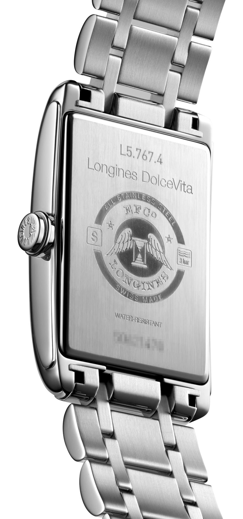 Longines DolceVita Automatic Stainless Steel Silver Dial Date Mens Watch L5.767.4.73.6