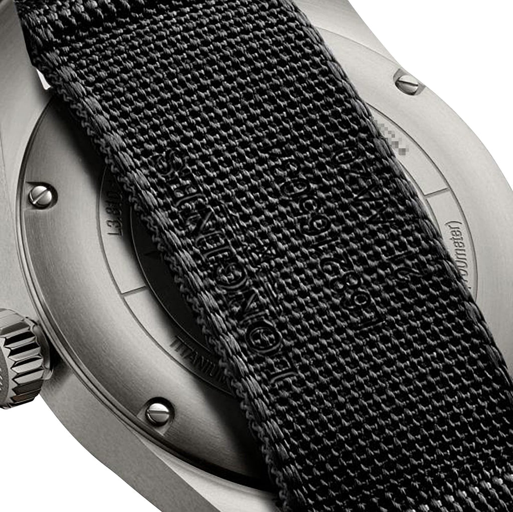 Longines Spirit Automatic COSC Titanium Gray Dial Black Nylon Strap Mens Watch L3.810.1.53.2
