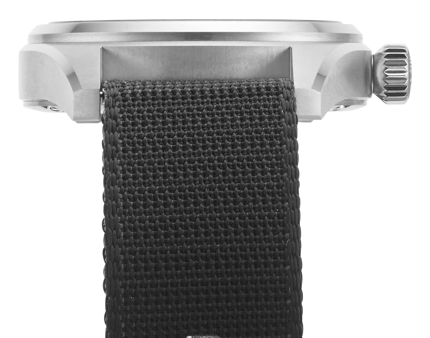 Longines Spirit Automatic COSC Titanium Gray Dial Black Nylon Strap Mens Watch L3.810.1.53.2