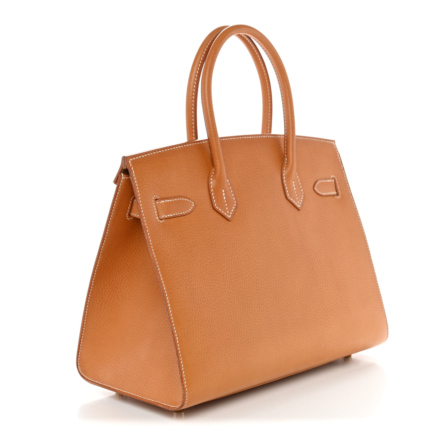 Vache Naturelle Grainee Birkin Sellier 30 Natural Sable