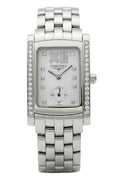 Longines DolceVita Stainless Steel Mother-Of-Pearl Dial Diamonds Quartz Womens Watch L5.502.0.05.6