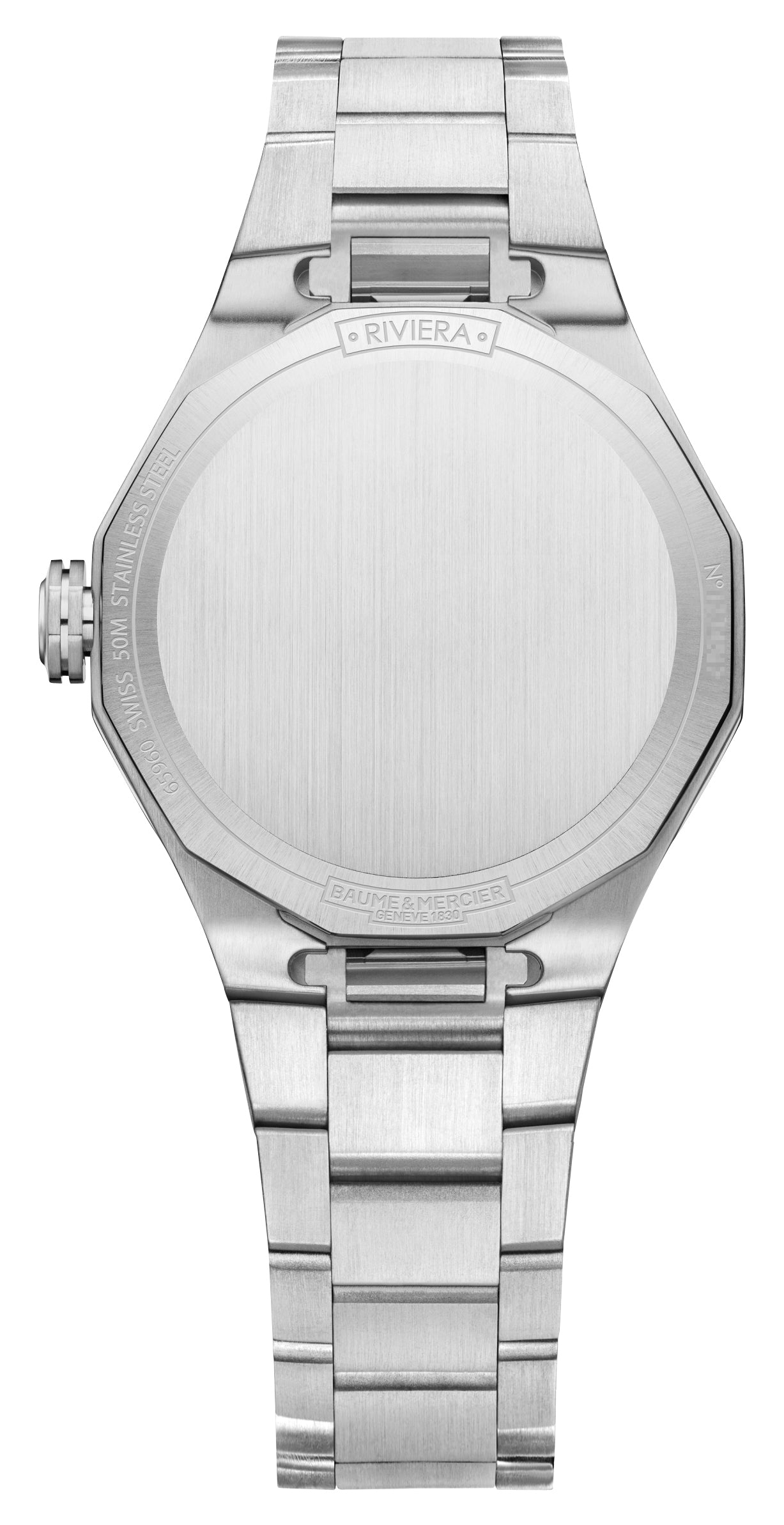 Baume & Mercier Riviera Stainless Steel Silver Dial Date Quartz Womens Watch M0A10810