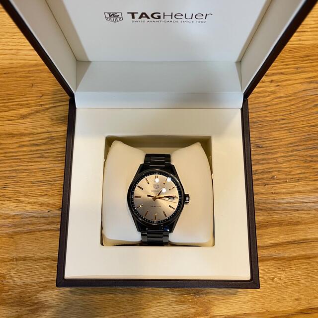 Tag Heuer Carrera Special Edition Black Dial Black Steel Strap Watch for Women - WAR1113.BA0602