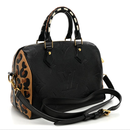 Empreinte Monogram Giant Wild At Heart Speedy Bandouliere 25 Black