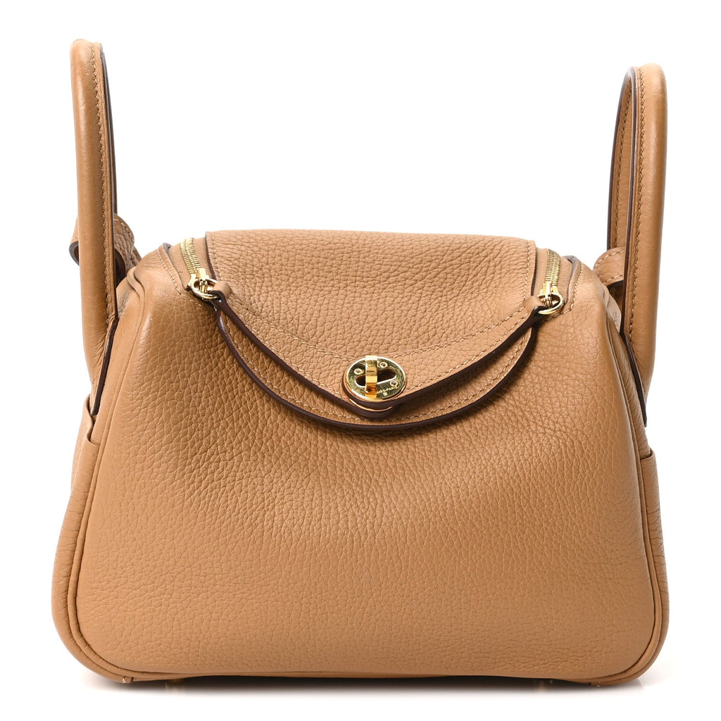 Taurillon Clemence Mini Lindy 20 Biscuit