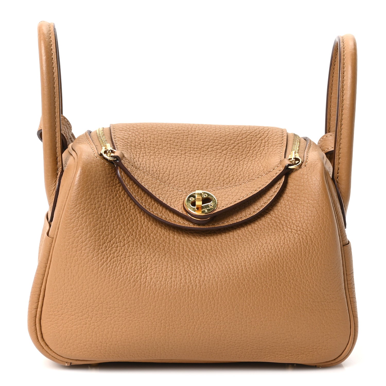 Taurillon Clemence Mini Lindy 20 Biscuit