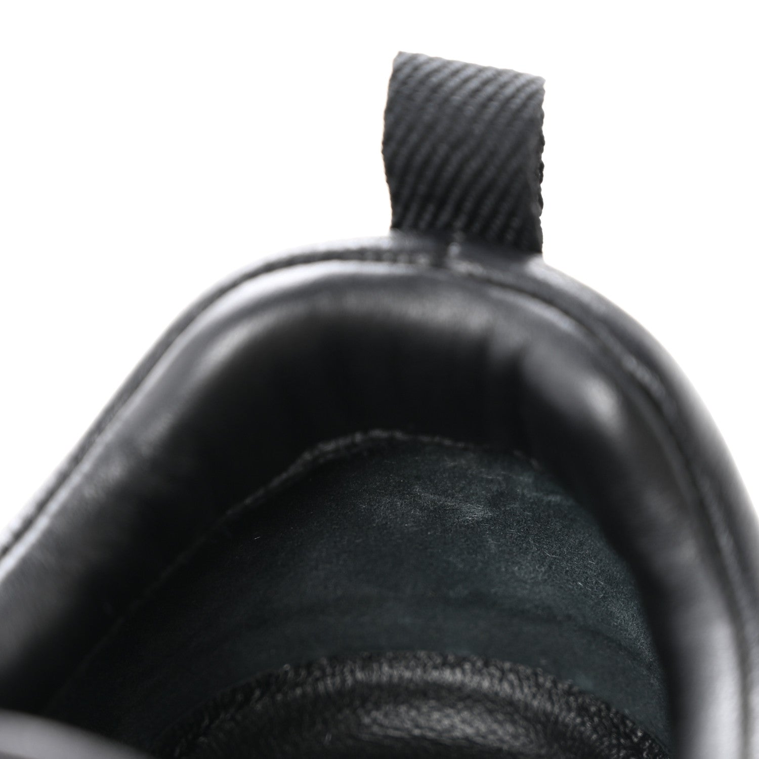 Goatskin Suede Goatskin Bouncing Sneakers 37.5 Black
