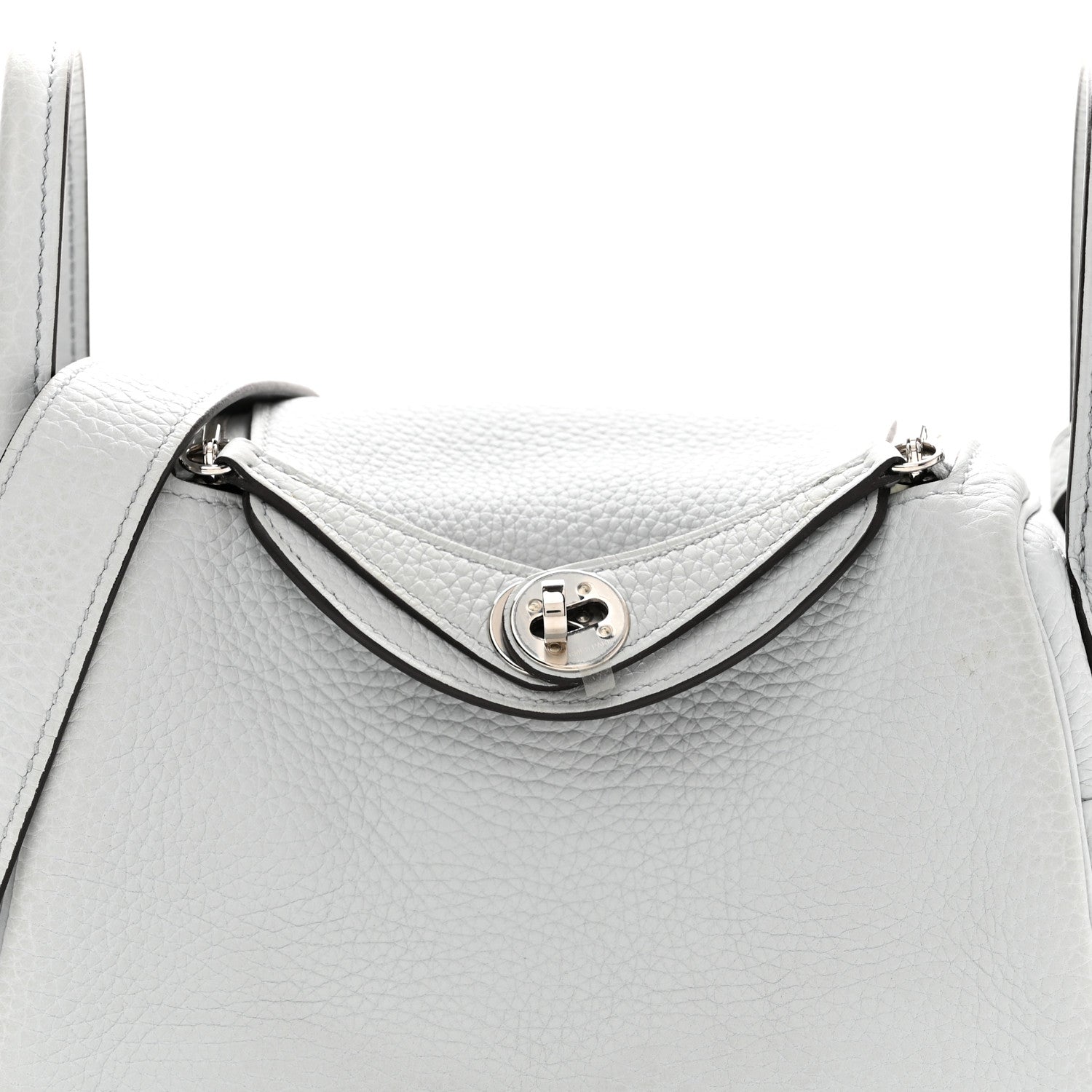 Taurillon Clemence Mini Lindy 20 Bleu Pale
