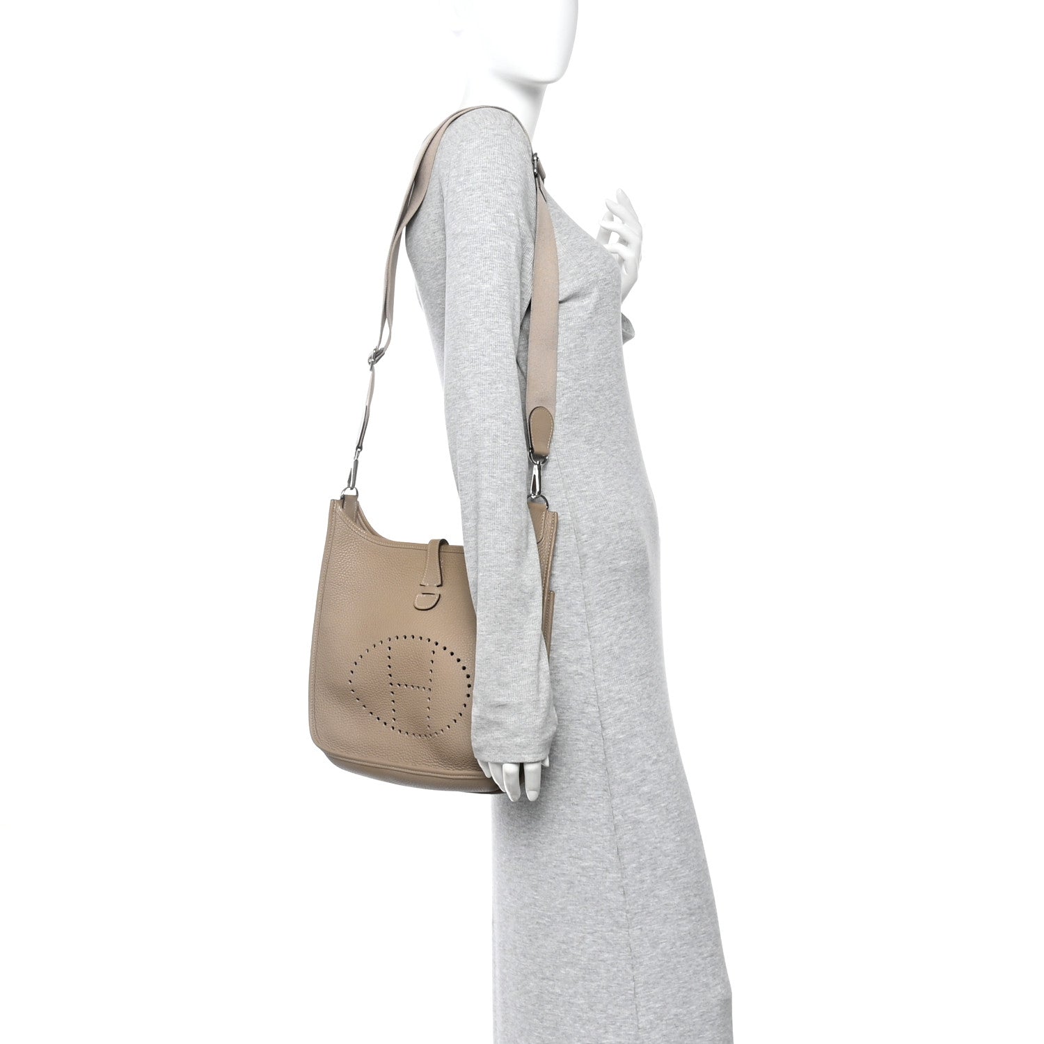 Taurillon Clemence EVELYNE III PM Gris Tourterelle
