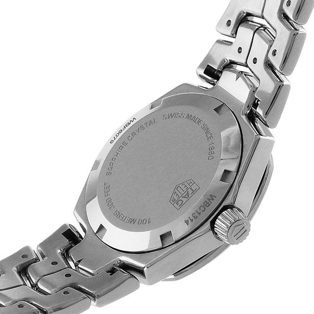 Tag Heuer Link Quartz Diamonds Blue Mother of Pearl Dial Silver Steel Strap Watch for Women - WBC1313.BA0600