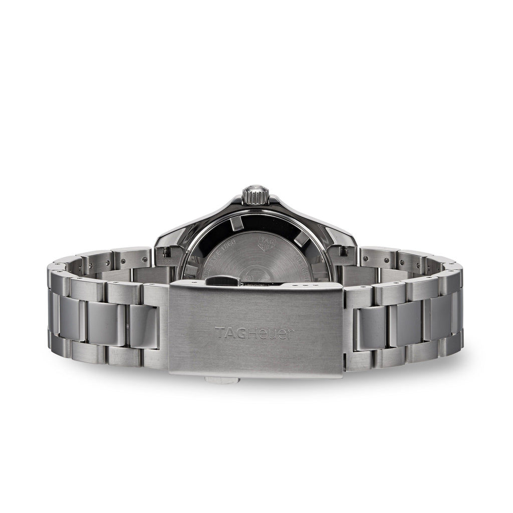 Tag Heuer Aquaracer Diamonds Mother of Pearl Dial Silver Steel Strap Watch for Women - WBD131B.BA0748