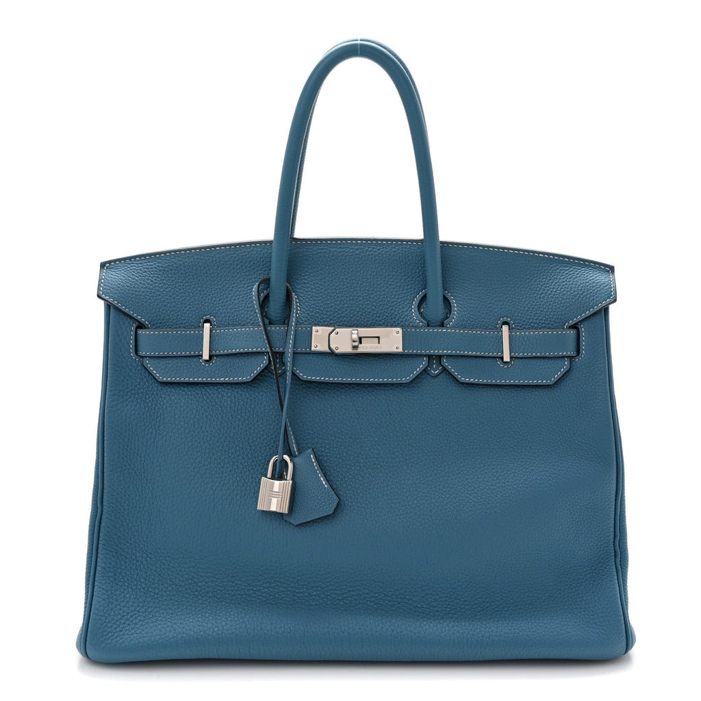 Togo BIRKIN 35 Blue Jean
