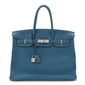 Togo BIRKIN 35 Blue Jean