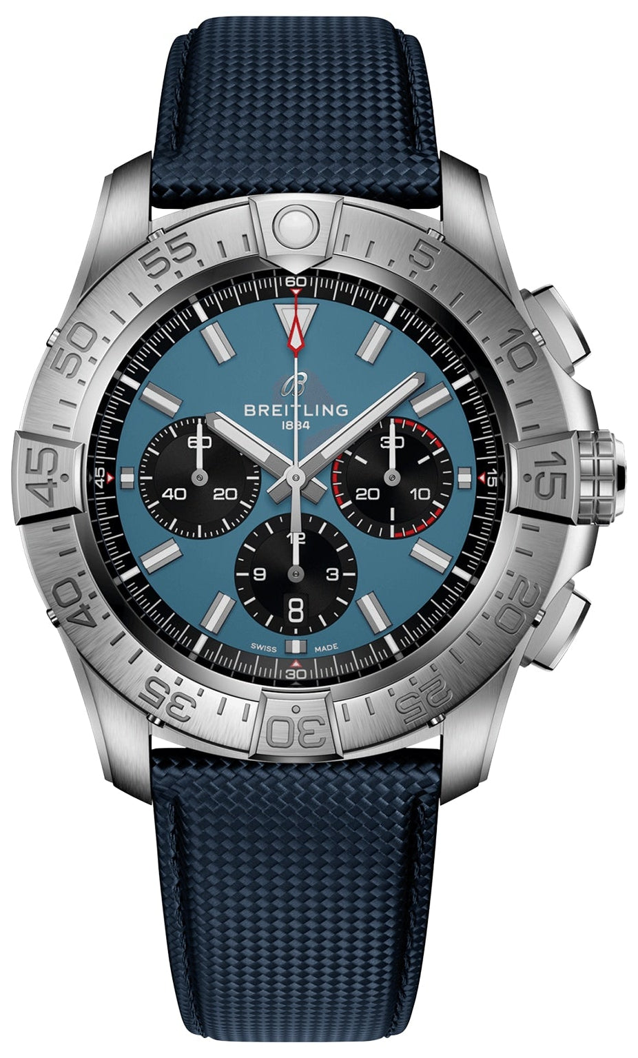 Breitling Super Avenger B01 Chronograph 46 Blue Dial Men's Watch EB0148101C1X1