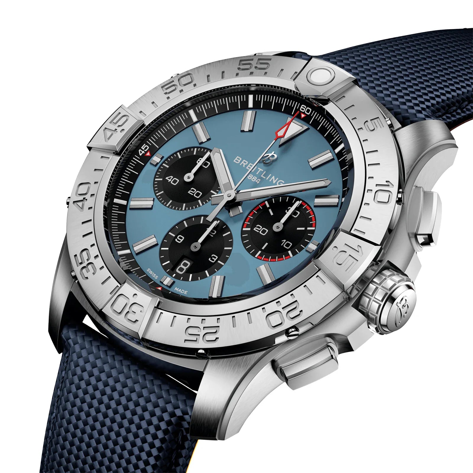 Breitling Super Avenger B01 Chronograph 46 Blue Dial Men's Watch EB0148101C1X1
