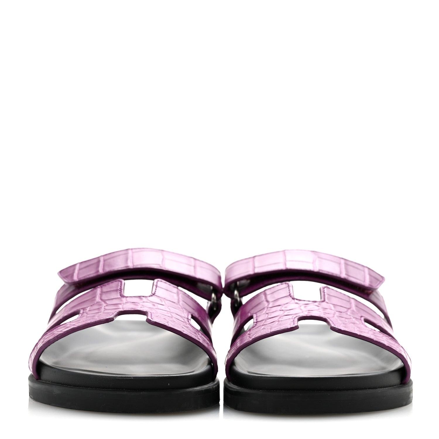 Matte Alligator Womens Chypre Sandals 38.5 Anemone
