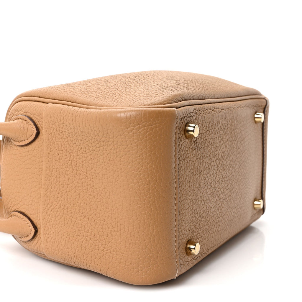 Taurillon Clemence Mini Lindy 20 Biscuit