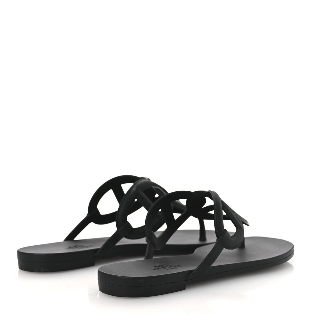 Rubber Womens Egerie Sandals 36 Black