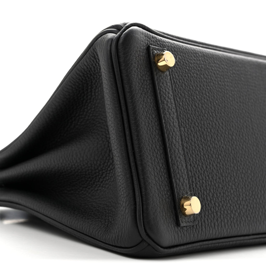 Togo Matte Alligator Birkin Touch 25 Black