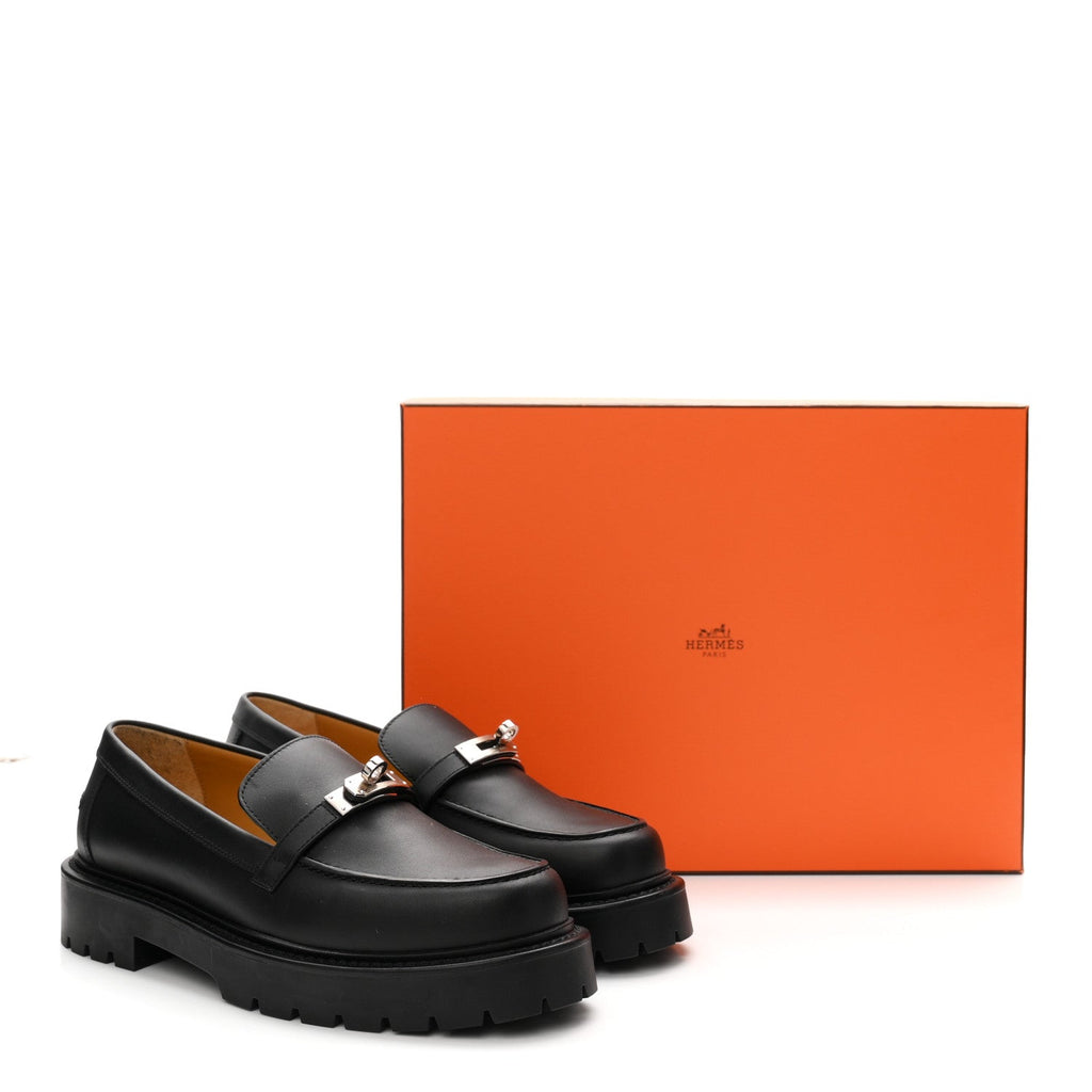 Calfskin First Derby Shoes 38 Black