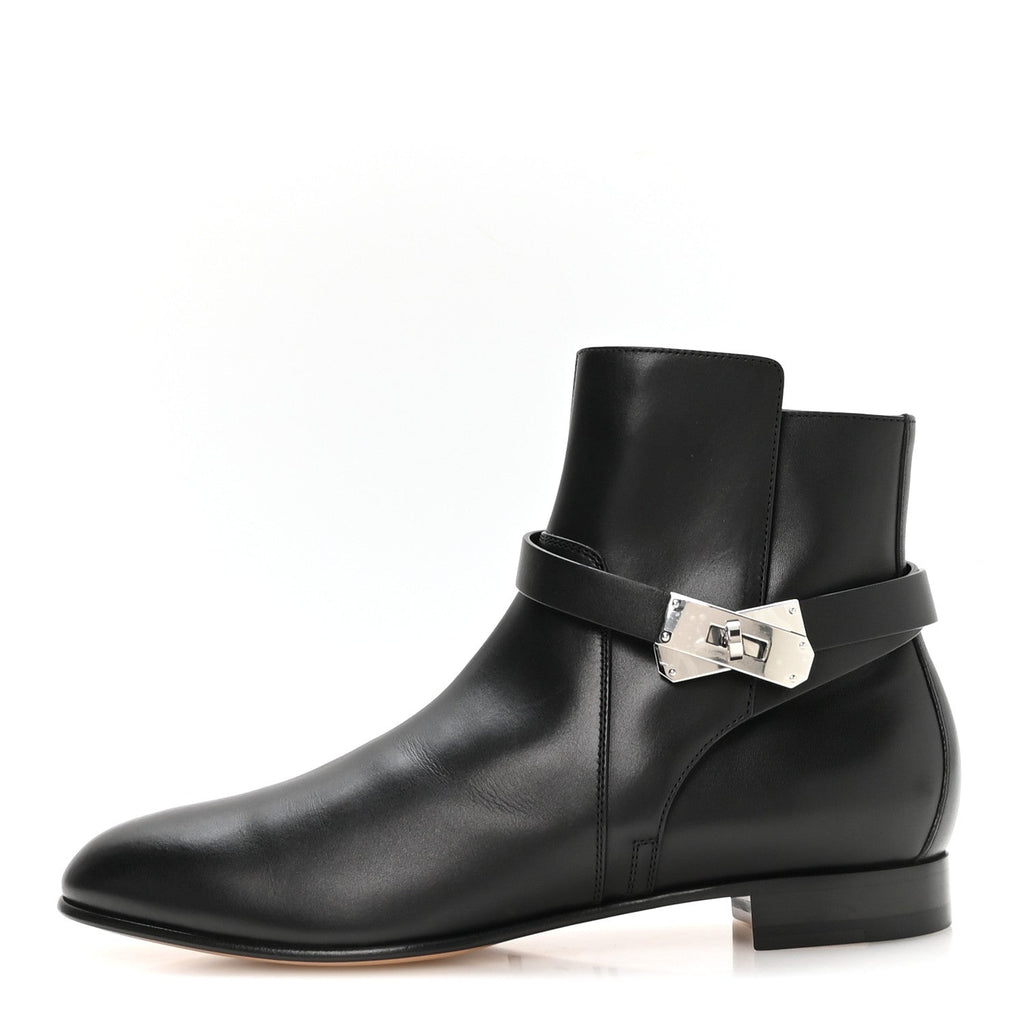 Calfskin Neo Low Boots 41 Black