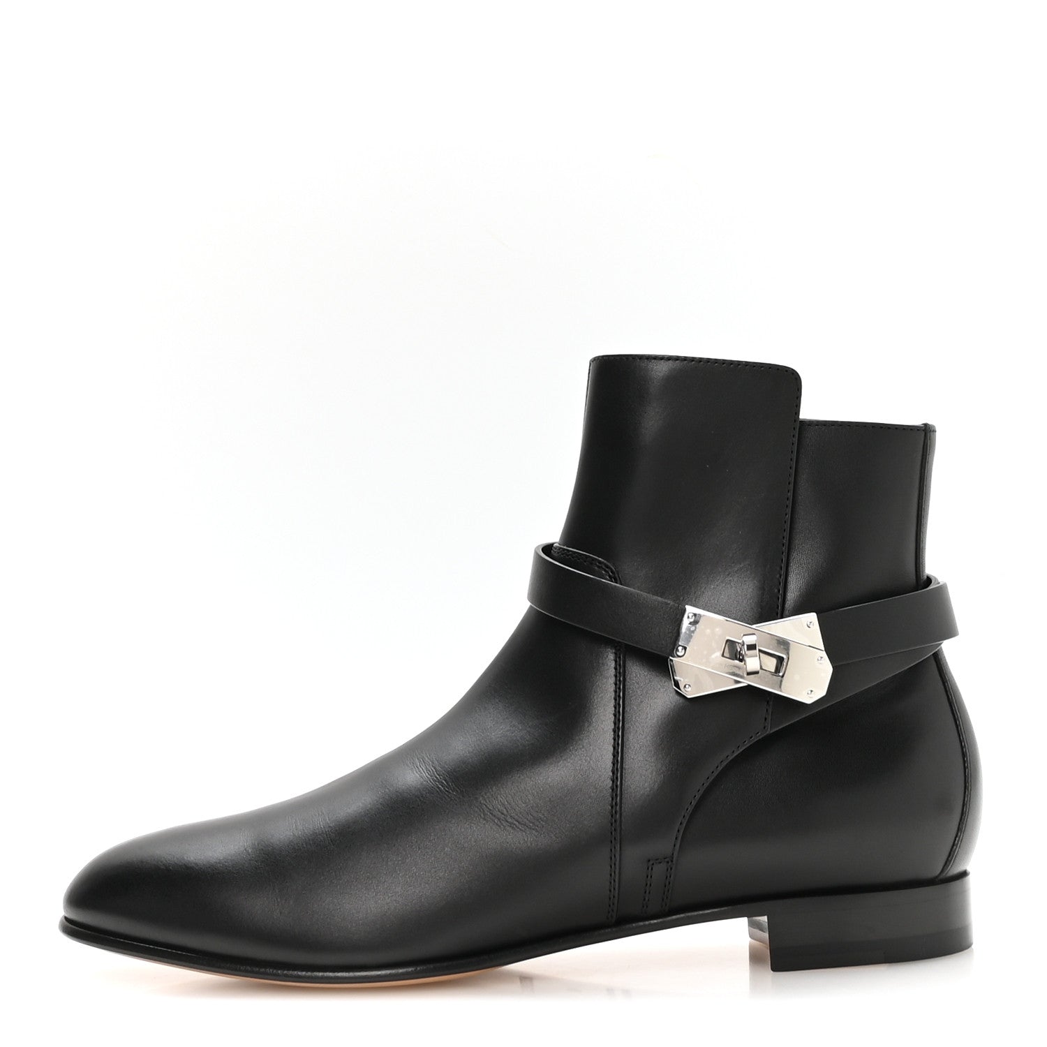 Calfskin Neo Low Boots 41 Black