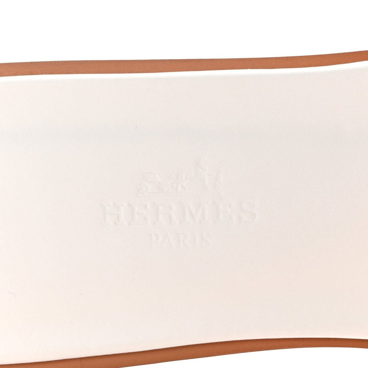 Box Calfskin Oran Sandals White