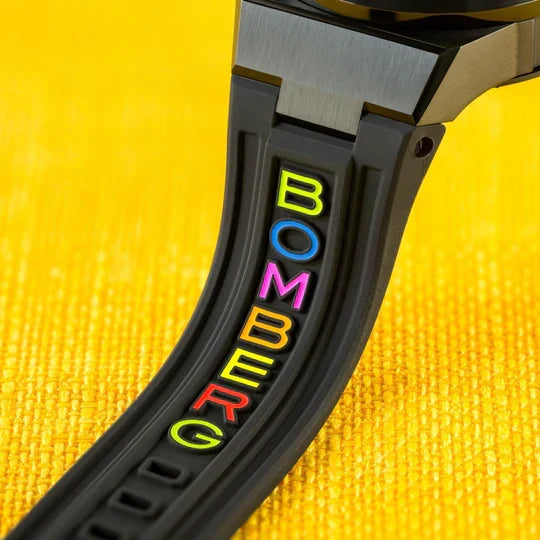 Bomberg Men's Watch BOLT-68 Neo Automatic Taipei Metropolis Black PVD