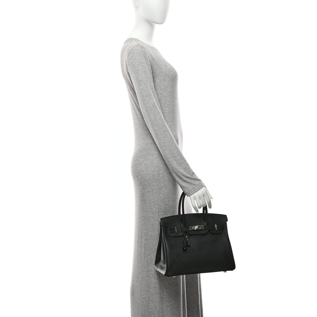 Epsom Birkin 30 Black
