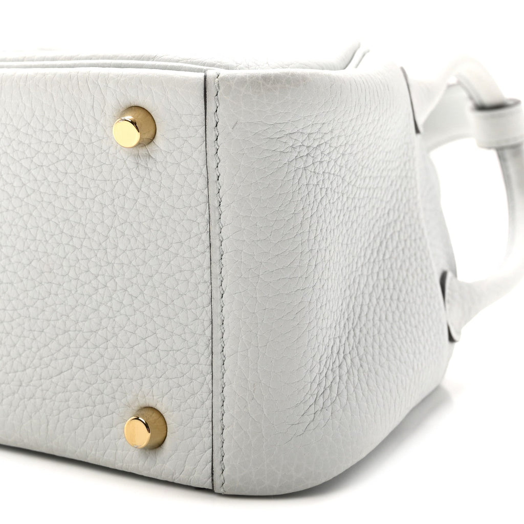 Taurillon Clemence Mini Lindy 20 Bleu Pale