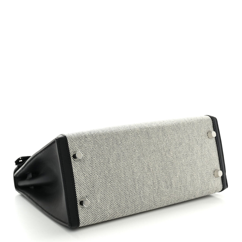Toile H Swift Kelly Sellier 25 Ecru Black