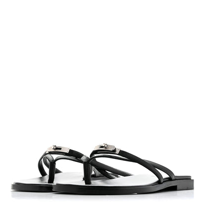 Calfskin Miss Sandals 35 Black