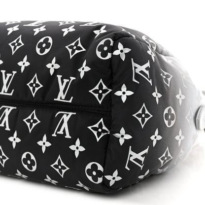Nylon Monogram Gradient LV Snow Speedy Bandouliere 25 Frost
