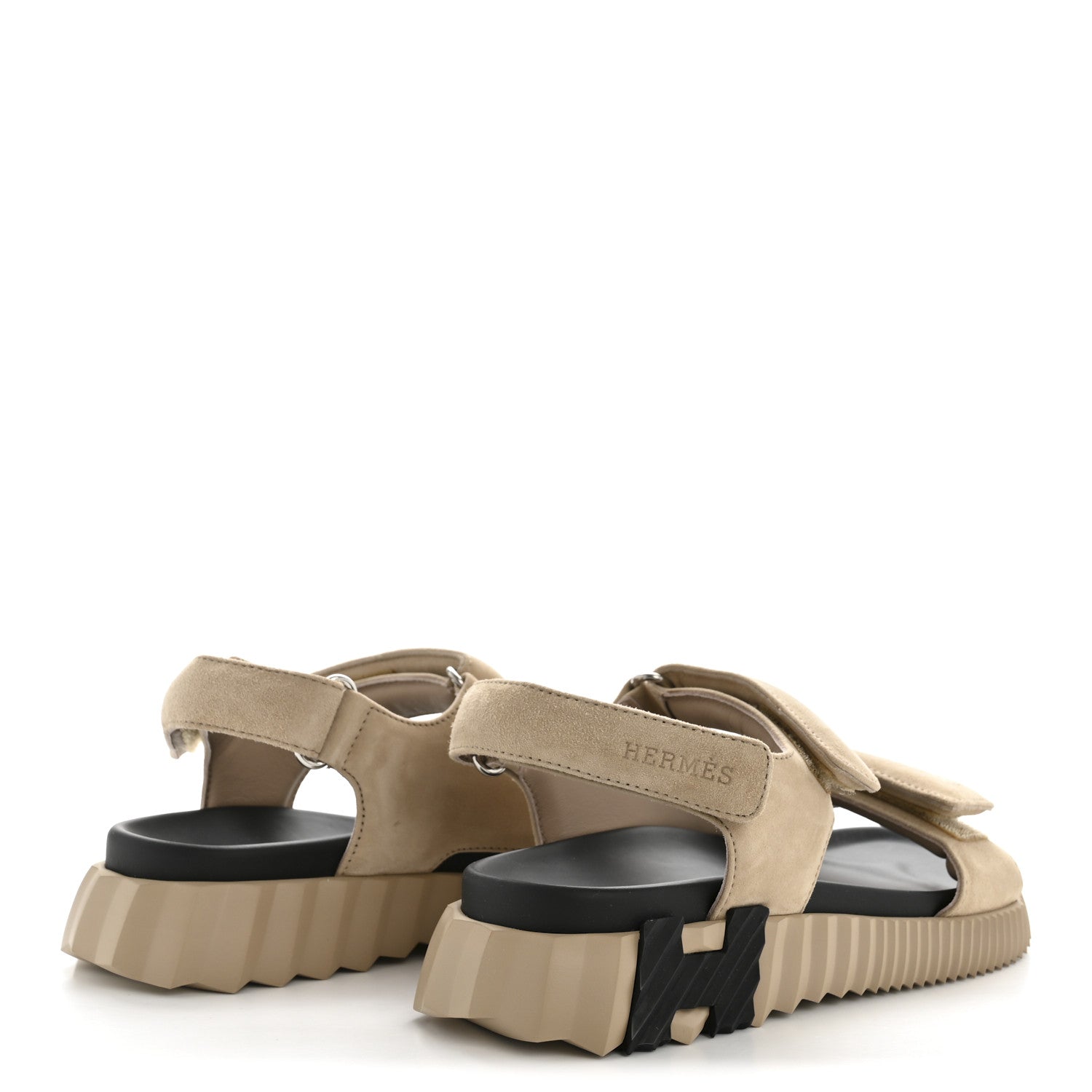 Suede Goatskin Junior Sandals 37.5 Beige Camel