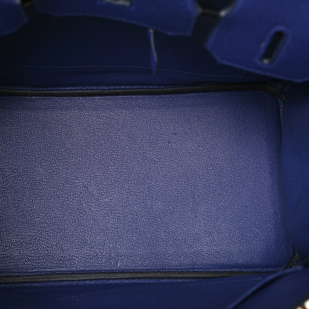 Togo Birkin 30 Bleu Encre