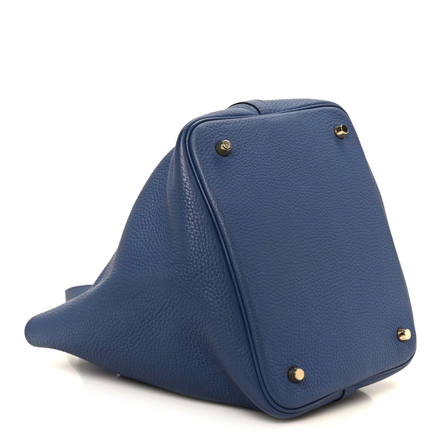 Taurillon Clemence Picotin Lock 22 MM Bleu Brighton