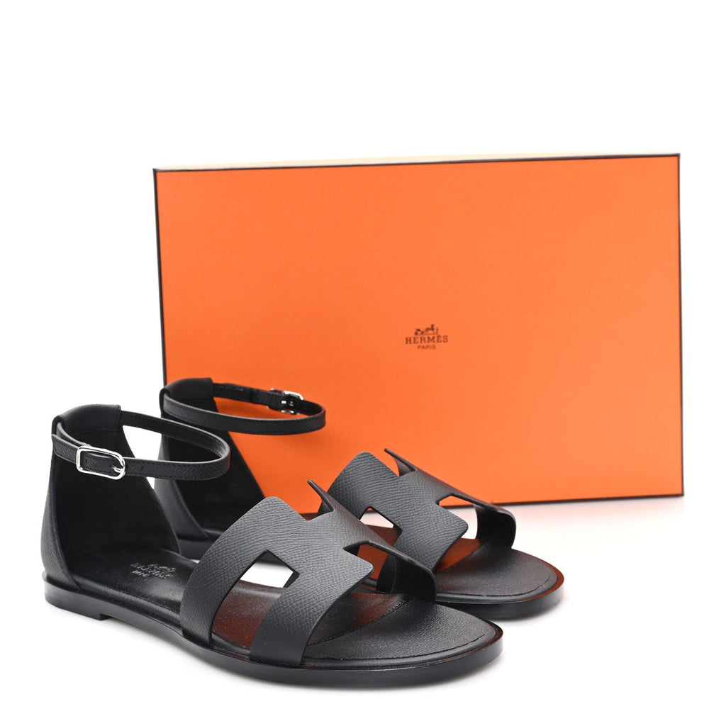 Epsom Santorini Sandals 38 Black