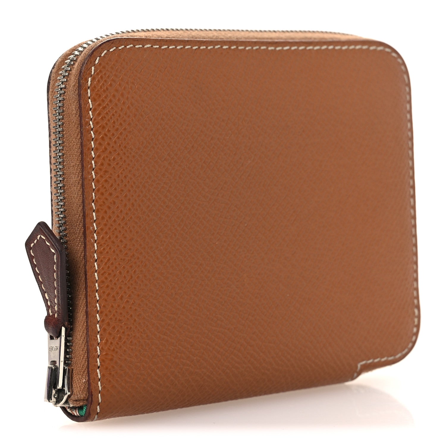 Epsom Silk'in Compact Wallet Gold