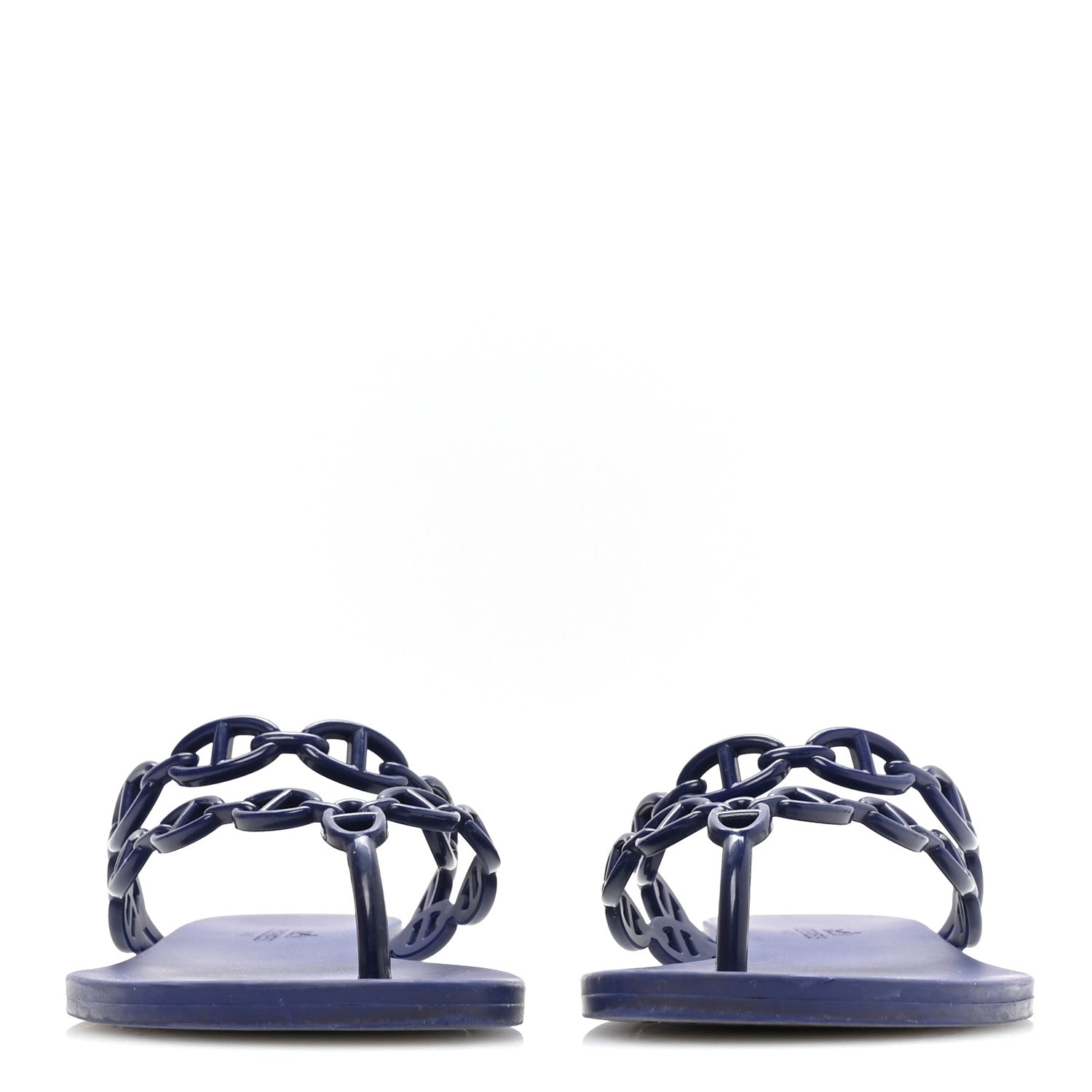Rubber Chaine d'Ancre Island Sandals 37 Bleu Smalt