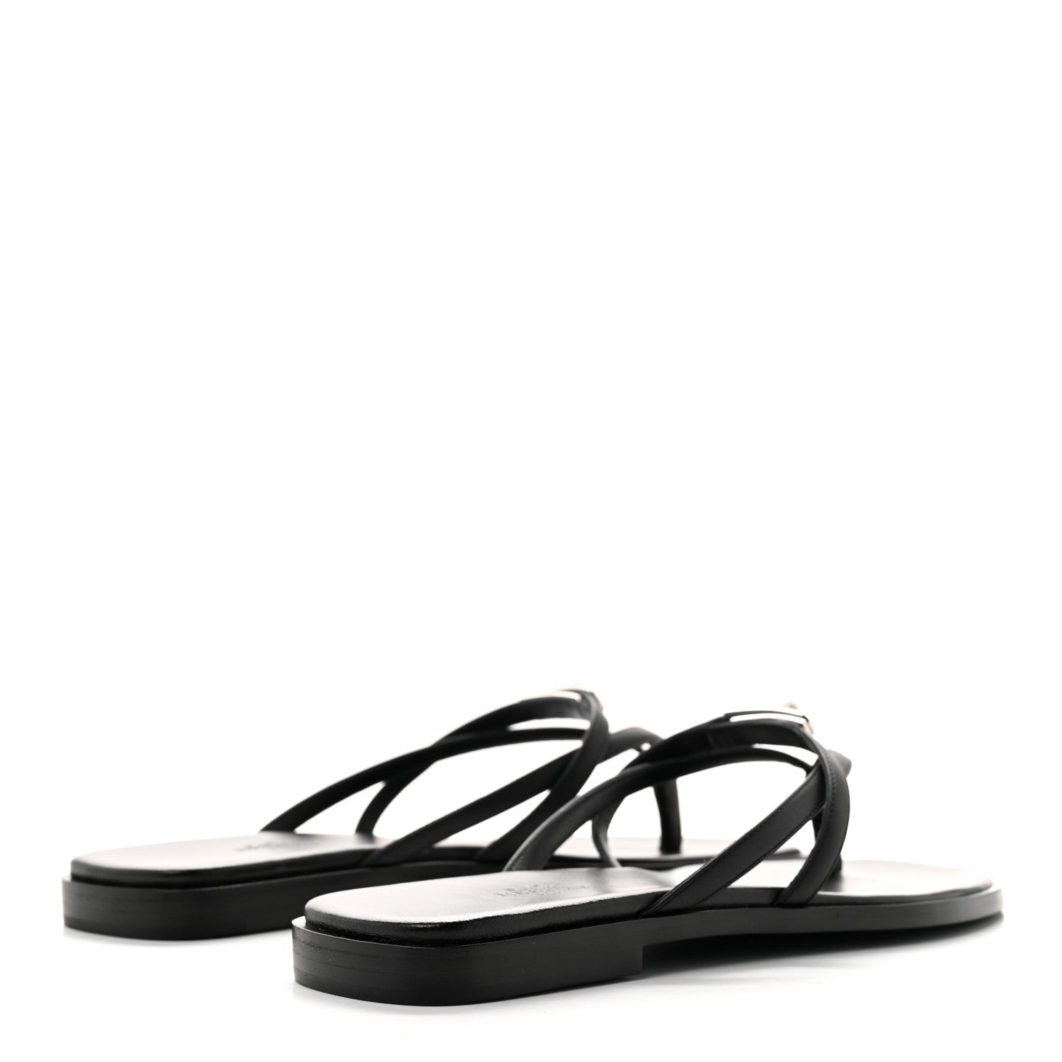 Calfskin Miss Sandals 38 Black