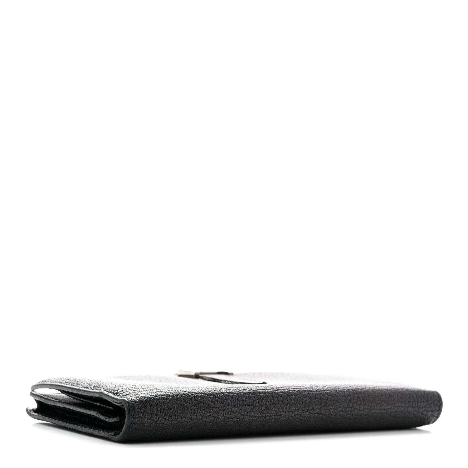 Chevre Mysore Bearn Gusset Wallet Black