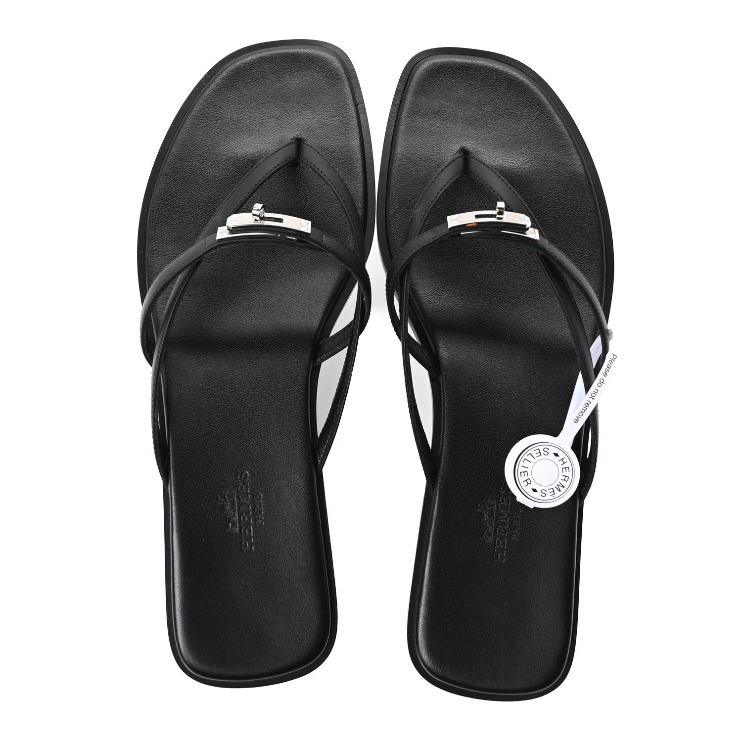Calfskin Miss Sandals 39 Black