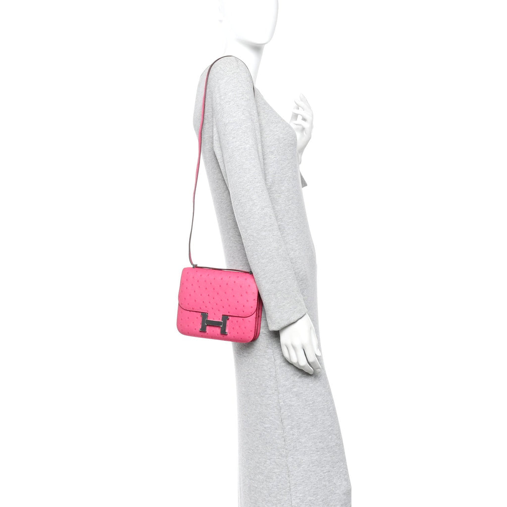 Ostrich Constance 18 Rose Tyrien